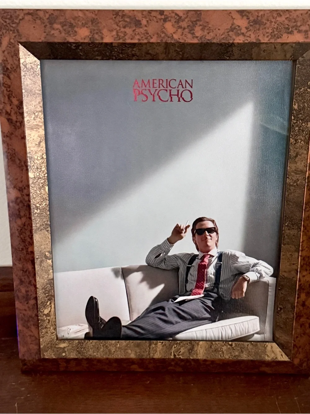 American Psycho Framed Movie Poster Art Print Christian Bale Patrick Bateman